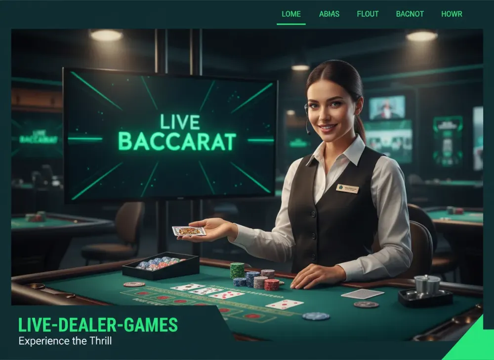 Live Baccarat Table