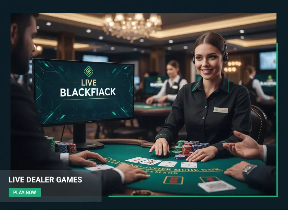 Live Blackjack Table